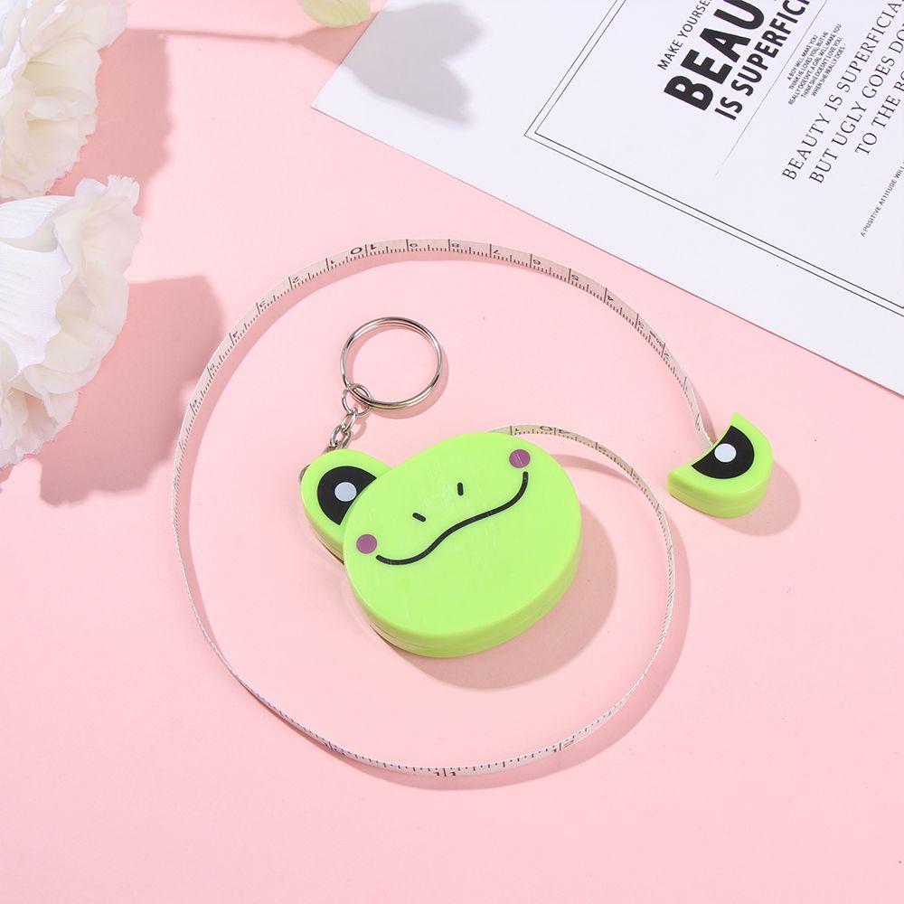 Thước dây hình động vật hoạt hình dễ thương có thể thu vào tiện dụng