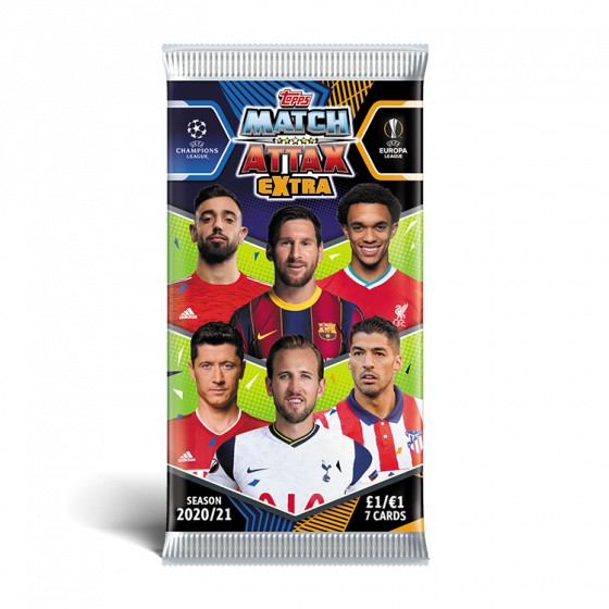 Pack 7 thẻ bóng đá Match Attax Extra 2020/21