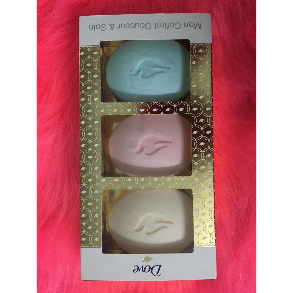 Bộ xà phòng vệ sinh Dove Mon Coffret Douceur & Soin 3x100g | BigBuy360 - bigbuy360.vn