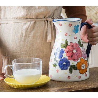 Bình& cốc họa tiết vẽ tay Hoa Bướm (Flower & Butterfly) - 4 mẫu