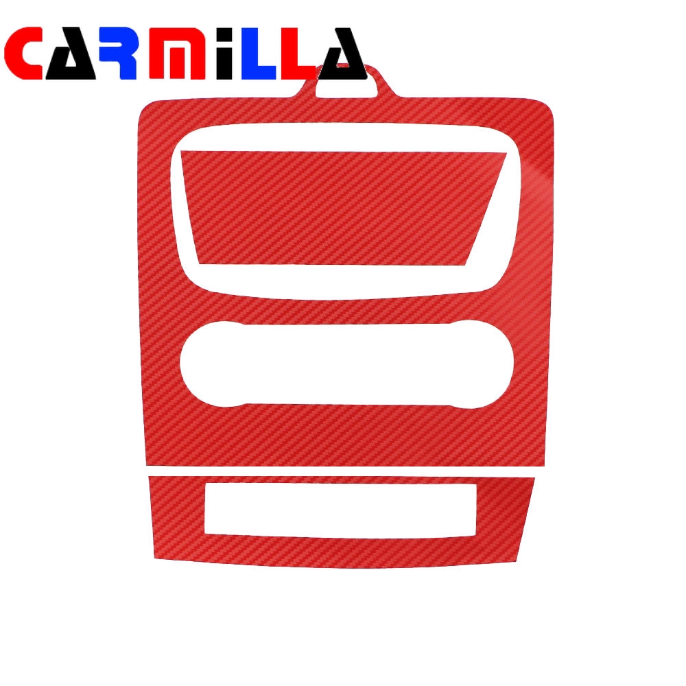 Miếng dán bảng điều hoà sợi carbon 3D 3 màu phụ kiện ô tô Ford Focus 2 2009 2010 2011 2012 2013