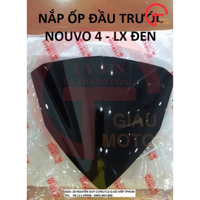 YAMAHA OD - NẮP ỐP ĐẦU TRƯỚC NOUVO 4 - LX ĐEN