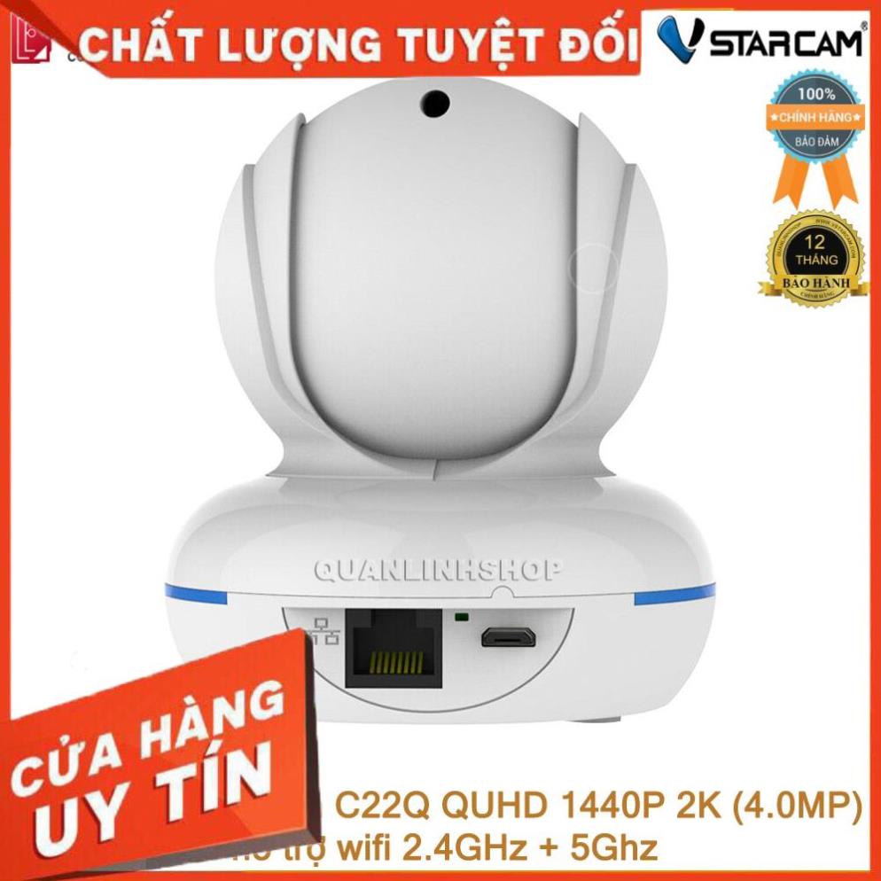 (giá khai trương) Camera giám sát IP Wifi hồng ngoại ban đêm Vstarcam C22Q QUHD 1440P 4MP