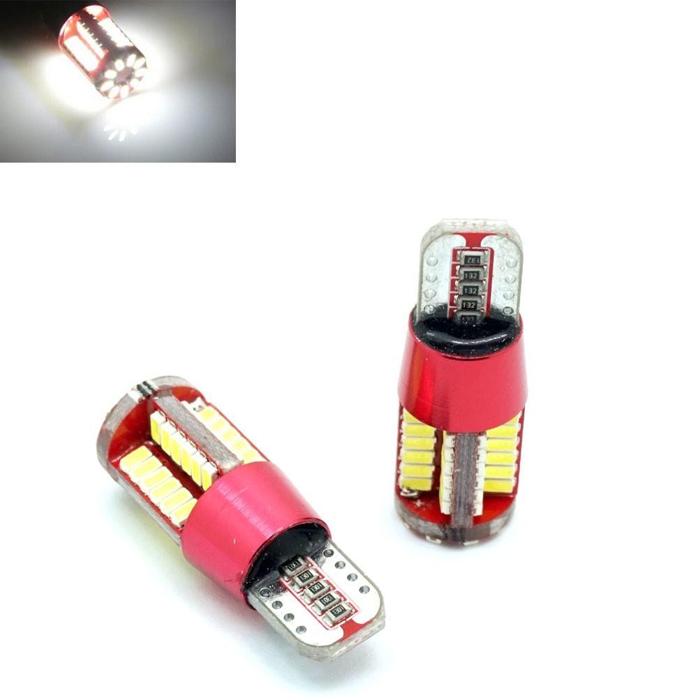 Bộ 2 led T10 VH055 57SMD thân đỏ