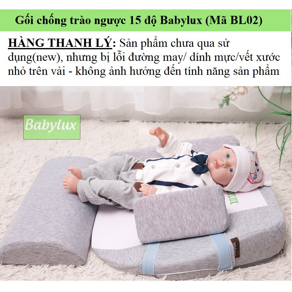 Gối chống trào ngược 15 độ babylux