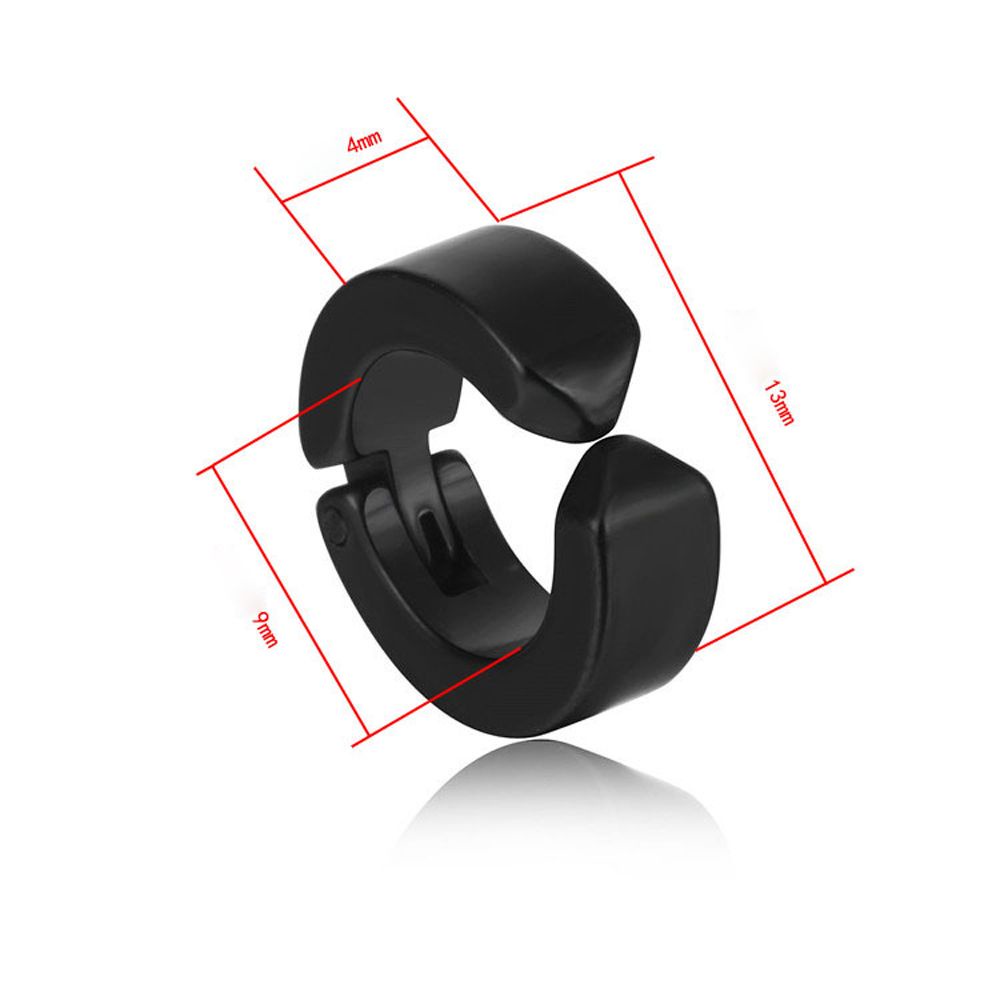 Khuyên Vành Tai Tròn Bằng Thép Titan Nhiều Màu Phong Cách Hàn Quốc Cho Nam Và Nữ