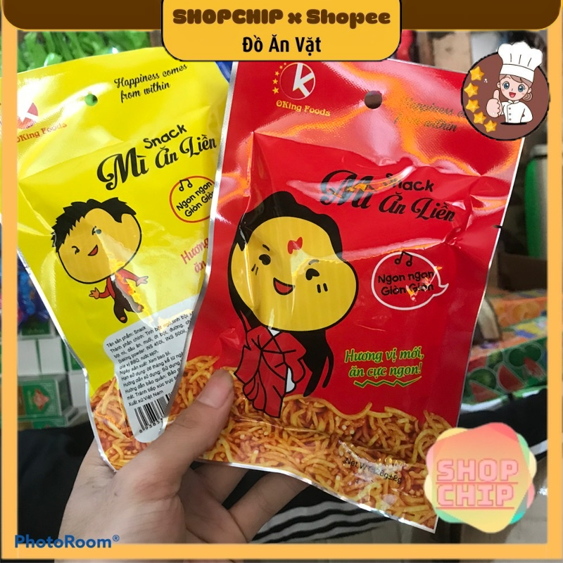 5 Gói Snack BIMBIM Mì Ăn Liền Thơm Ngon Giòn Tan💢