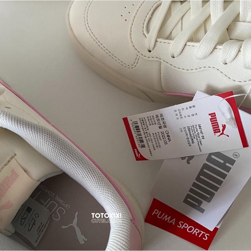 Giày thể thao Puma Skye Clean sọc HỒNG