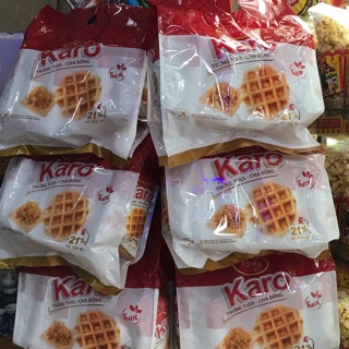 Bánh trứng tươi chà bông sợi thịt gà Karo 26g x 6 chiếc