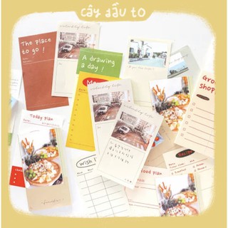 Set 60 Giấy Note March Of Life Ghi Chú Hàng Ngày