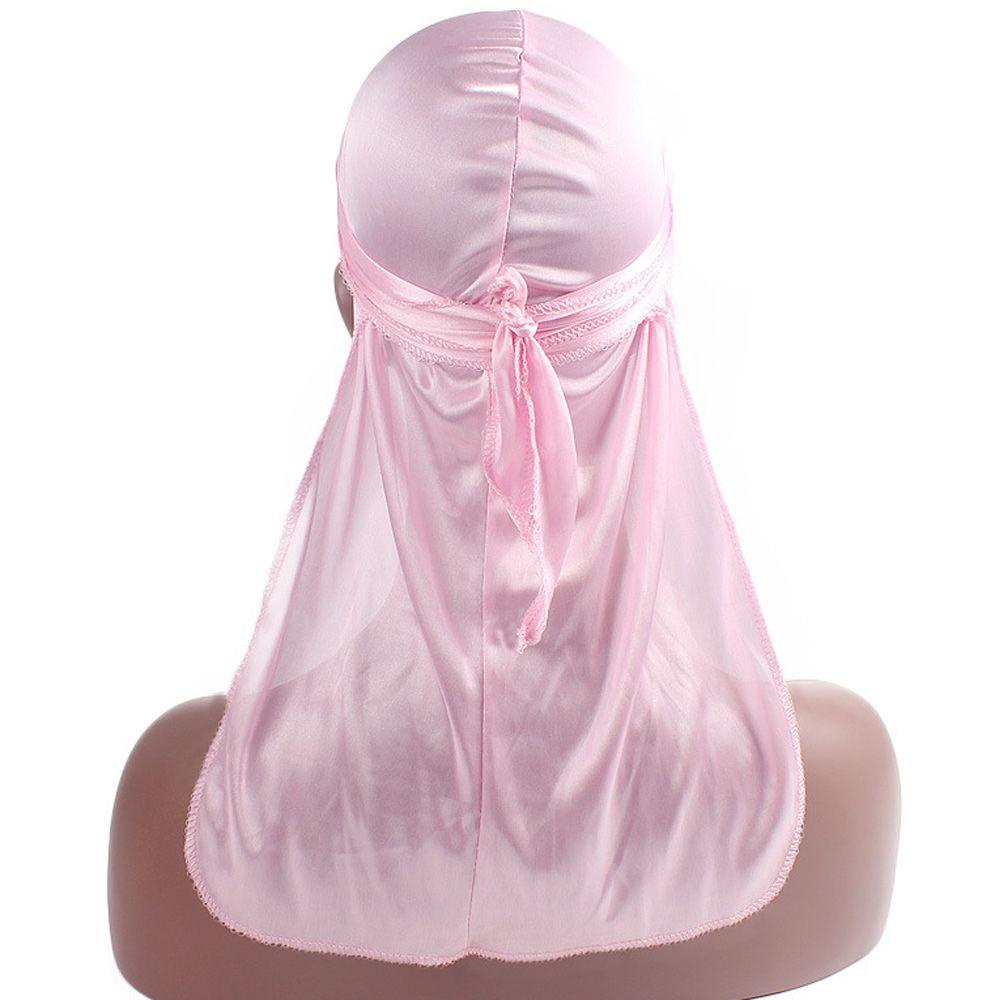 Okdeals Khăn Trùm Đầu Turban Bằng Lụa Co Giãn Tùy Chỉnh Nhiều Màu Thời Trang Cho Nam Và Nữ