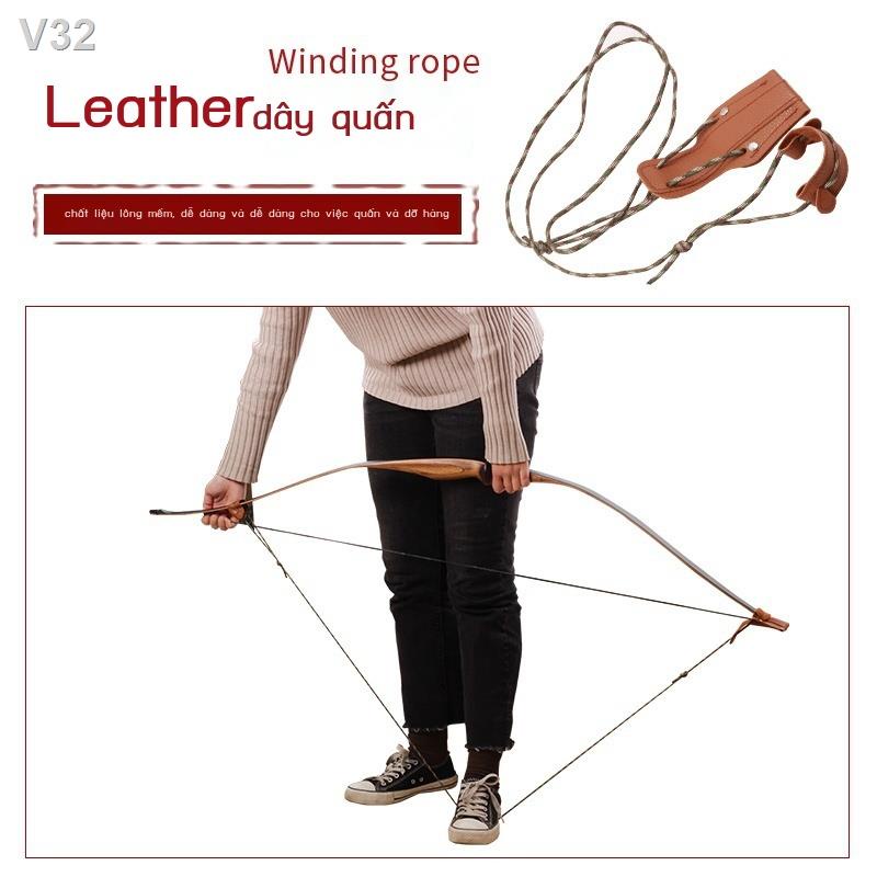 Recurve cung da bò dây quấn và mũi tên bắn súng thể thao trên thay đổi phụ kiện cài đặt