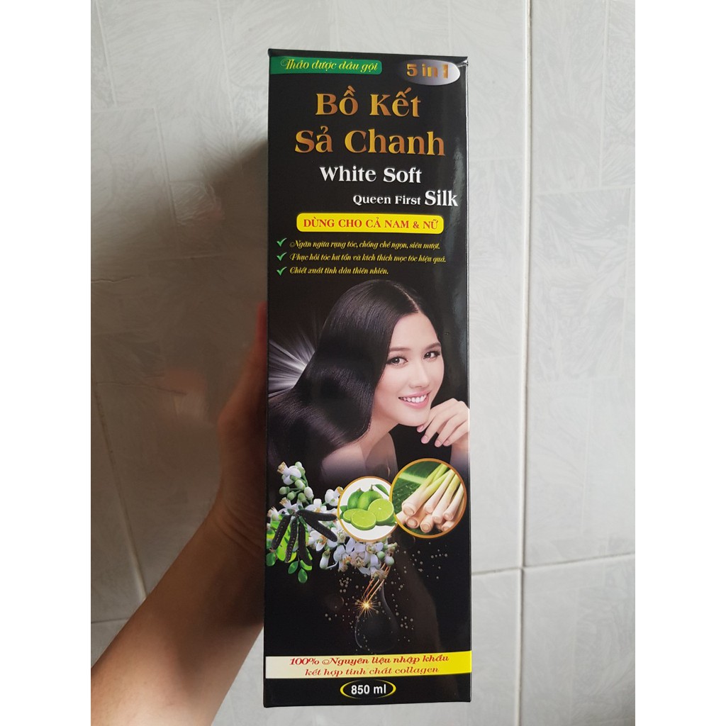 Dầu gội bồ kết sả chanh 5 in 1 850ml