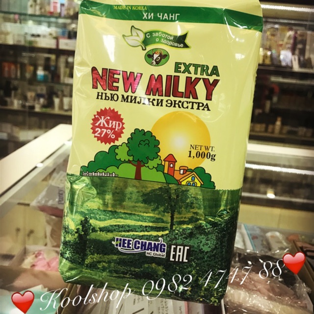 Sữa uống tăng cân New Milky Extra 1 kg - xuất xứ từ Hàn Quốc nhập khẩu từ Nga cho bé từ 3 tuổi và người lớn