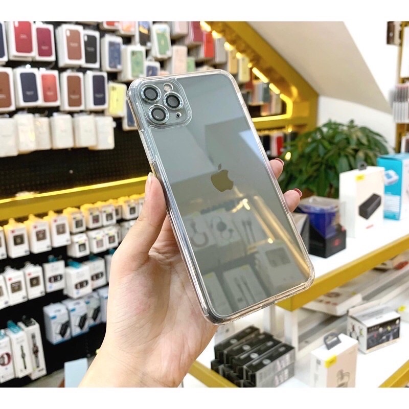 Ốp trong suốt không ố Meca Likgus bảo vệ cam cho 11/11pro/11promax