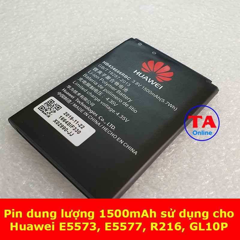 Pin 1500mAh tương thích sử dụng cho Huawei E5577- E5573 - R216 - GL10P.