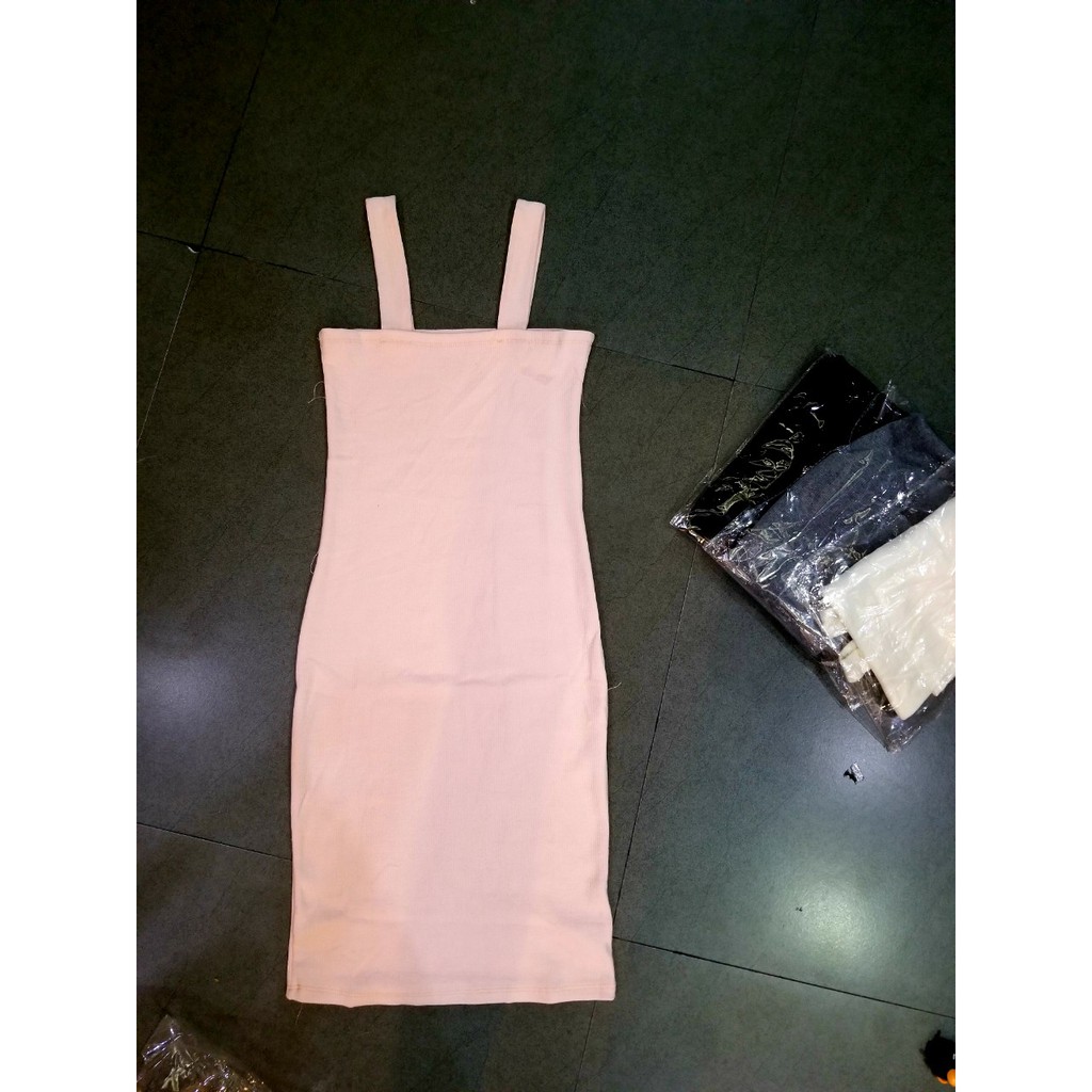 [ Mã FAMAYWA2 giảm 10K đơn 50K] đầm dây bảng lớn chất thun gân hàng vnxk cực đẹp | BigBuy360 - bigbuy360.vn