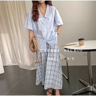 Sơ mi trơn cổ vát 50405 CHERRYCOCO