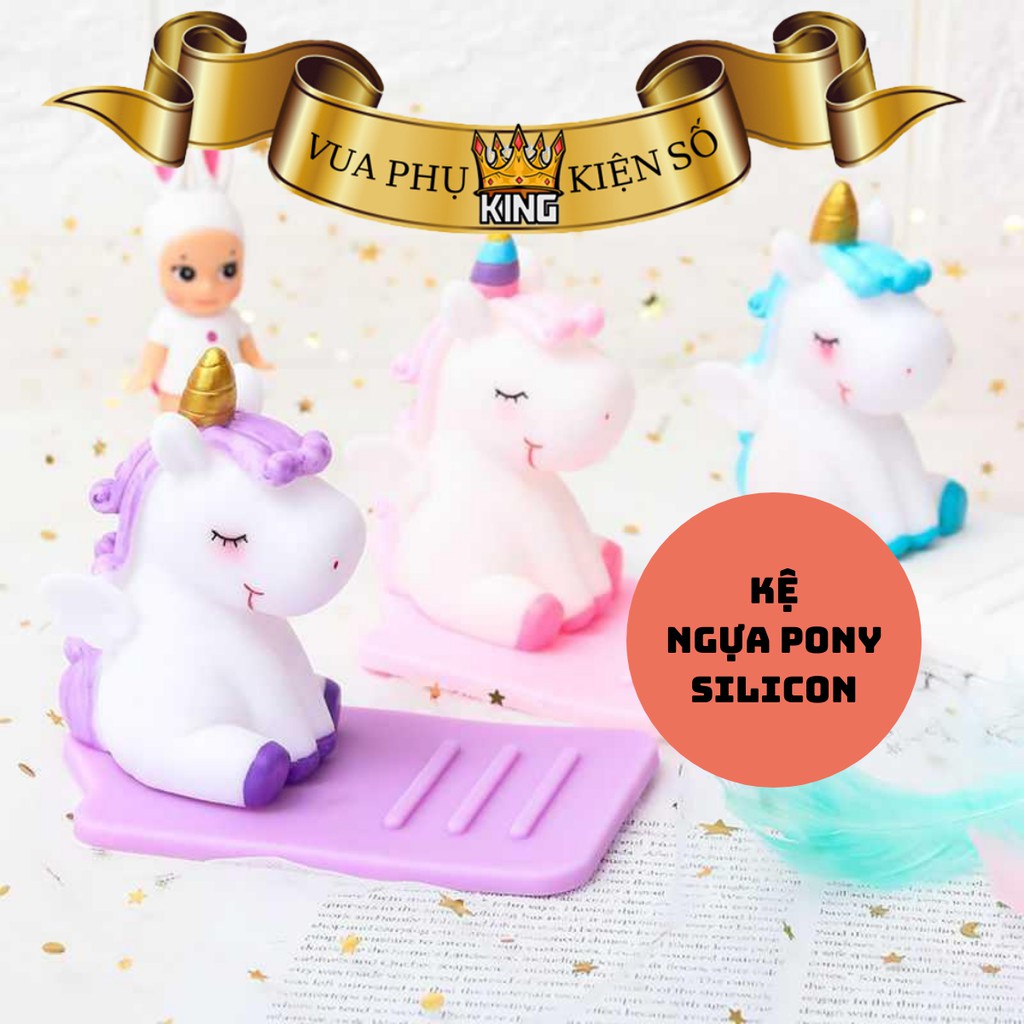 Giá đỡ điện thoại - Kệ điện thoại hình ngựa Pony