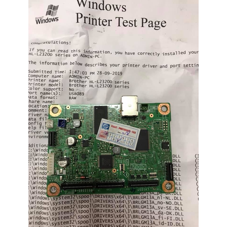 Main formatter Brother HL 2321d