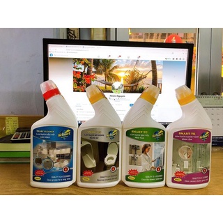 🔹 Dung dịch Smart TS tẩy rửa đồ sứ, bồn cầu.