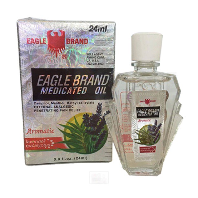 Dầu Con Ó Mỹ Chai 24ml Đủ 3 Màu Xanh - Trắng - Vàng Hàng nhập mỹ 2 nắp