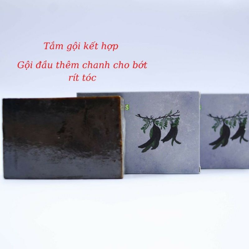 [CHÍNH HÃNG] Soap, Xà Phòng ,Xà Bông Bồ Kết Sinh Dược- TẮM SẠCH KẾT HỢP GỘI ĐẦU