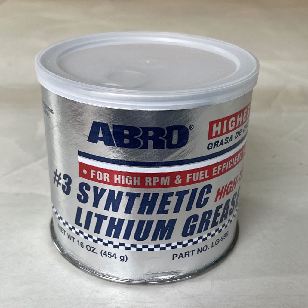 Mỡ bò Abro LG-990 Synthetic Lithium Grease 454g - Chịu nhiệt 288 độ C