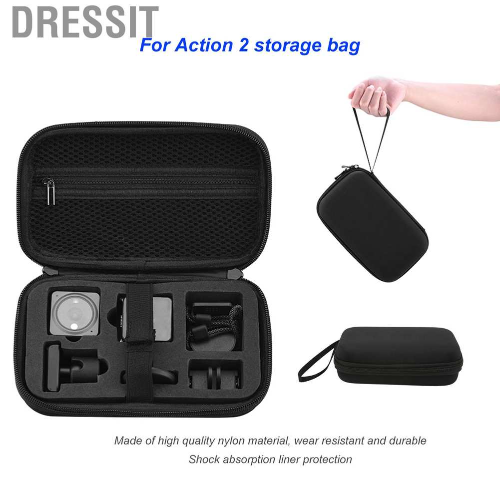 Túi đựng máy ảnh hành trình hành trình 2 bằng nylon mang đi tiện dụng màu đen
 | BigBuy360 - bigbuy360.vn