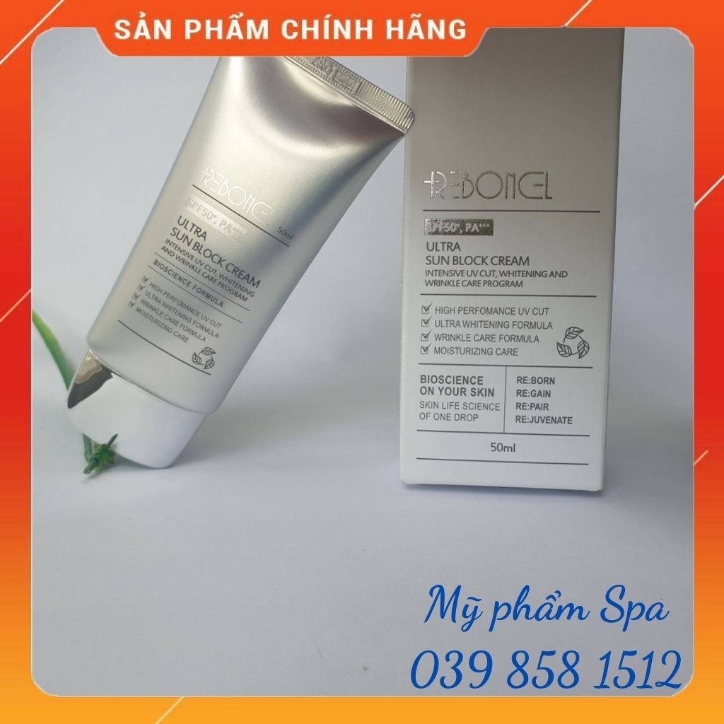 Kem Chống Nắng Reborn Cell ULTRA SUNBLOCK CREAM SPF 50+, PA+++ - Mỹ phẩm Hàn Quốc CHính hãng.