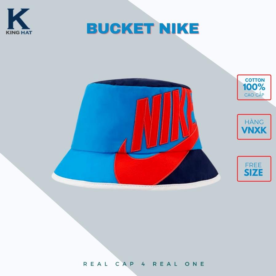 Nón Bucket Ni.ke nhiều màu, 100% cotton Hàn Quốc cao cấp, chống thấm nước nhẹ
