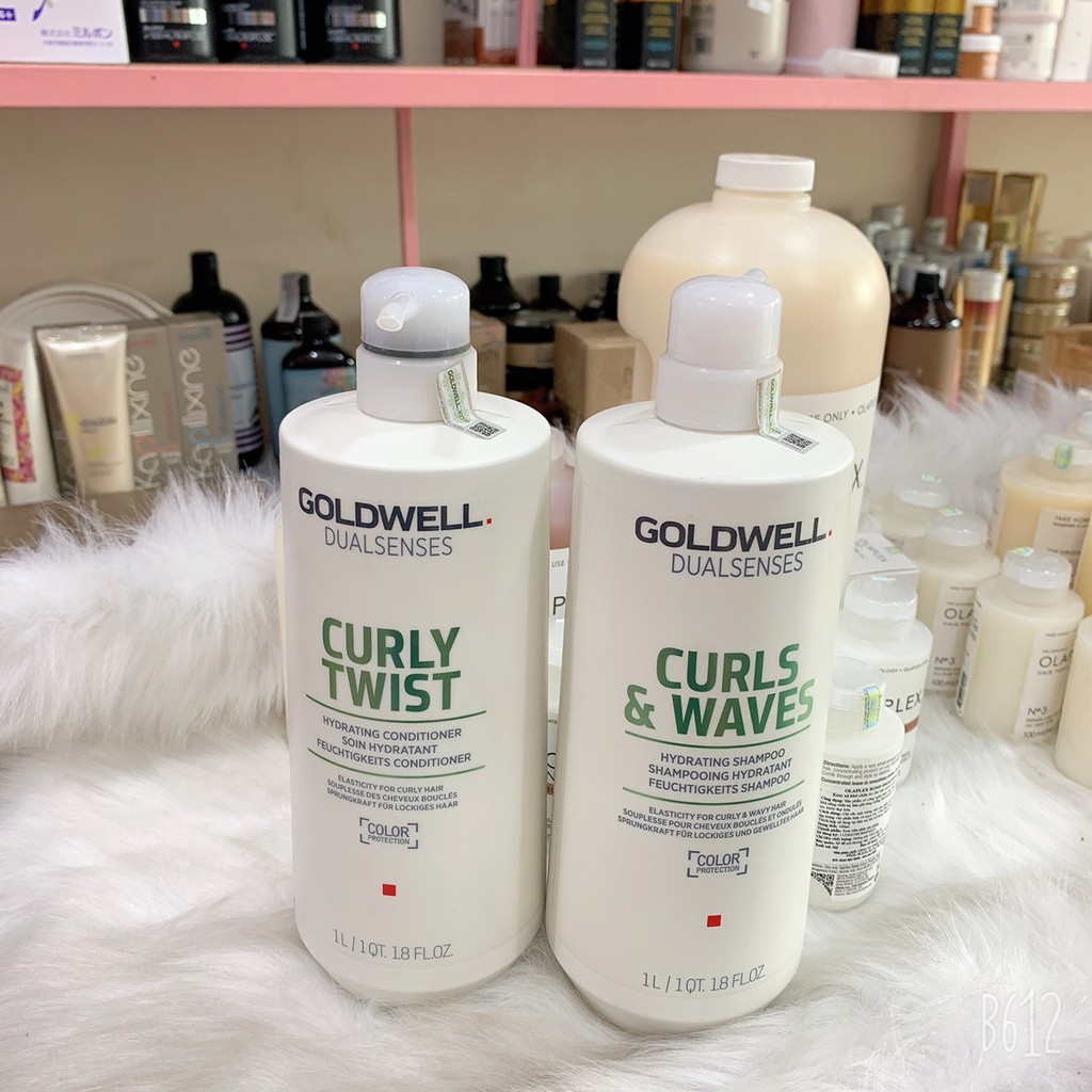 Dầu gội hoặc xả Goldwell Dualsenses Curly Twist chăm sóc và dưỡng ẩm cho tóc xoăn 1000ml (hàng chính hãng)