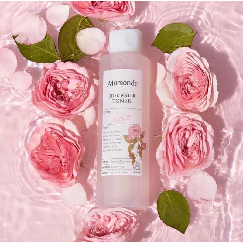 [HÀNG HOT] nước hoa hồng mamonde rose waterdịu nhẹ - dành cho da thường