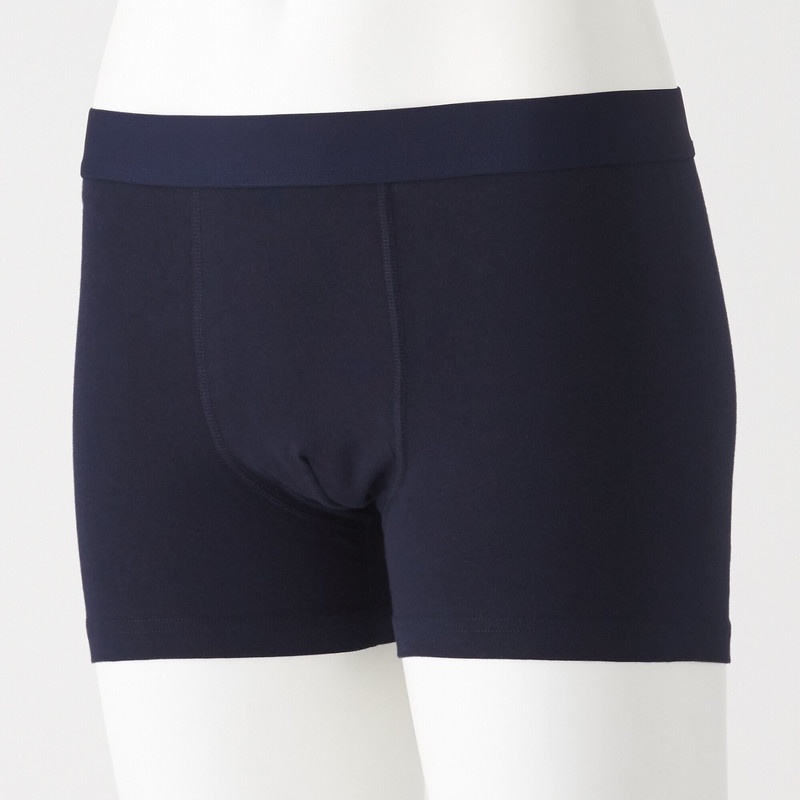 Muji Quần Lót Boxer Briefs Co Giãn Vải Jersey