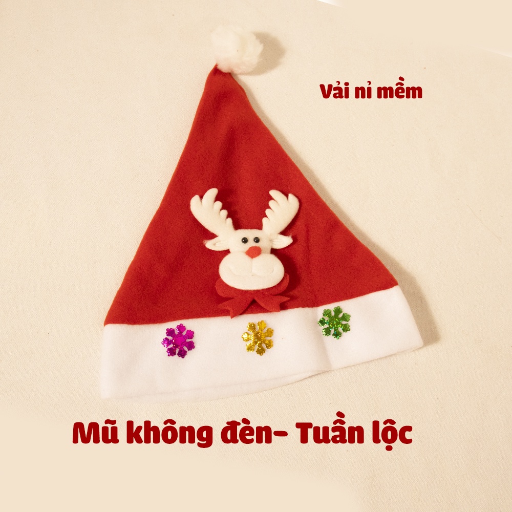 Phụ kiện hóa trang - phụ kiện giáng sinh cho bé - mũ noel cho bé - kính cho bé -bờm cho bé - pop it