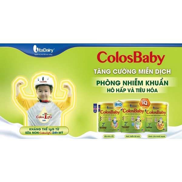 Sữa ColosBaby IQ GOLD 1+  loại bột 800g