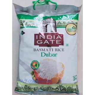 Gạo basmati india gate dubar 5kg, ngăn ngừa tiểu đường