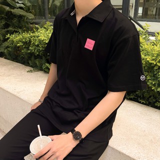 Áo thun tay ngắn có cổ YELLOW FLICKER Basic - UNISEX