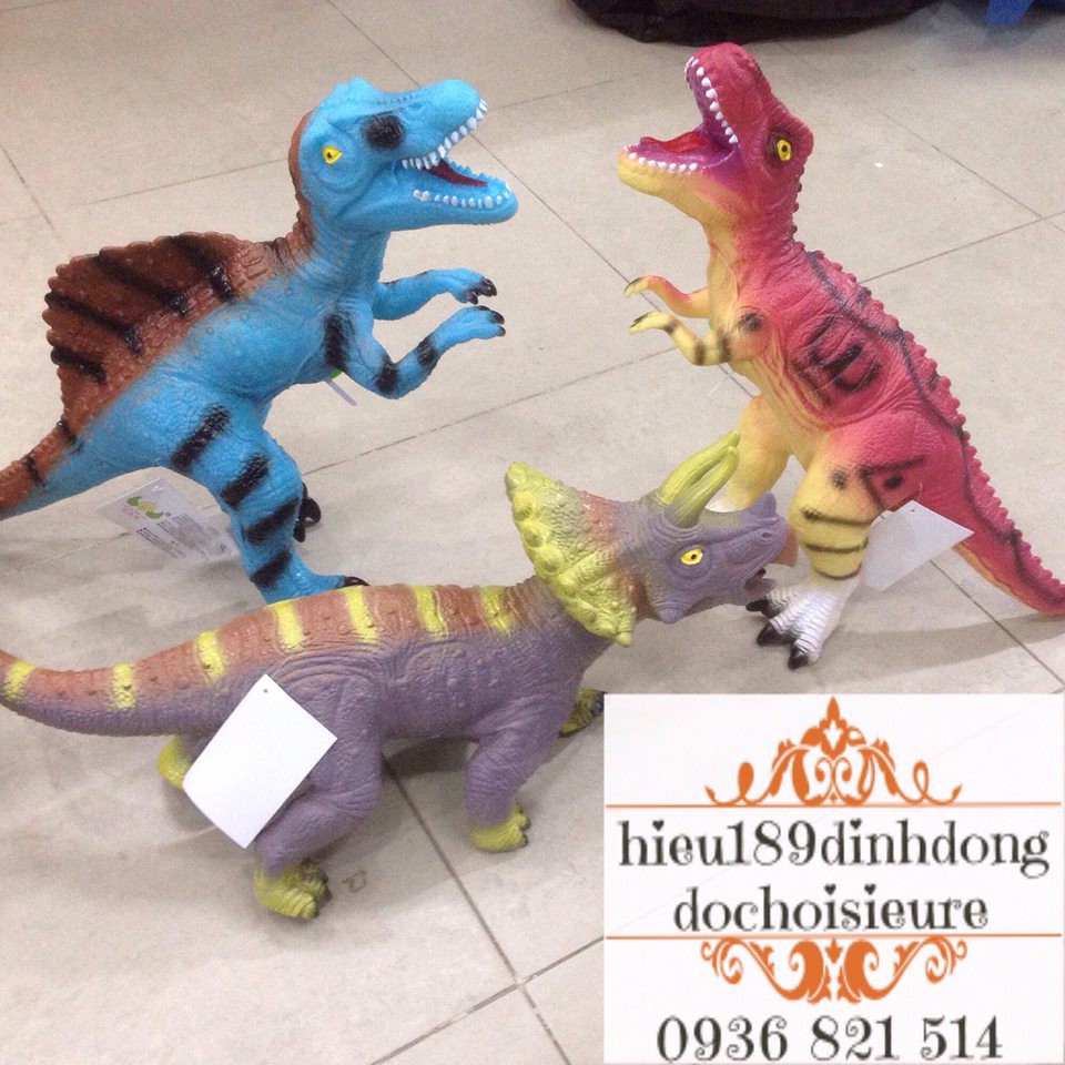 Khủng long bạo chúa cao su cỡ siêu lớn có âm thanh