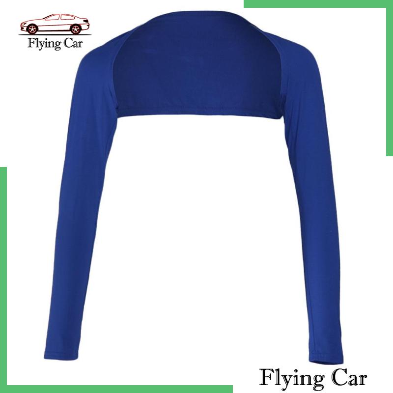 [Lzdjfmy2] Khăn Trùm Đầu Tay Dài Hở Vai Màu Trắng Trơn Co Giãn Phong Cách Ramadan