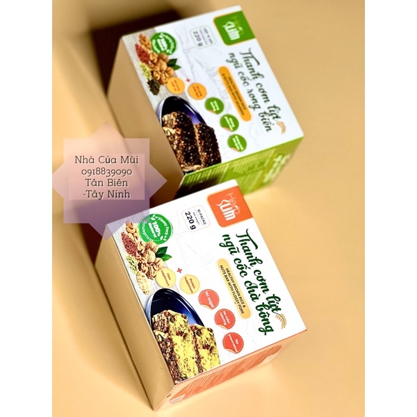 Thanh Cơm Gạo Lứt Herbslim Trấn Thành Healthy Dành Cho Ăn Kiêng(Vị Rong Biển và Chà Bông)