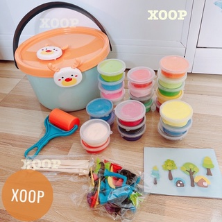 Đồ chơi ! Xô đất nặn tự khô 24 màu cho bé