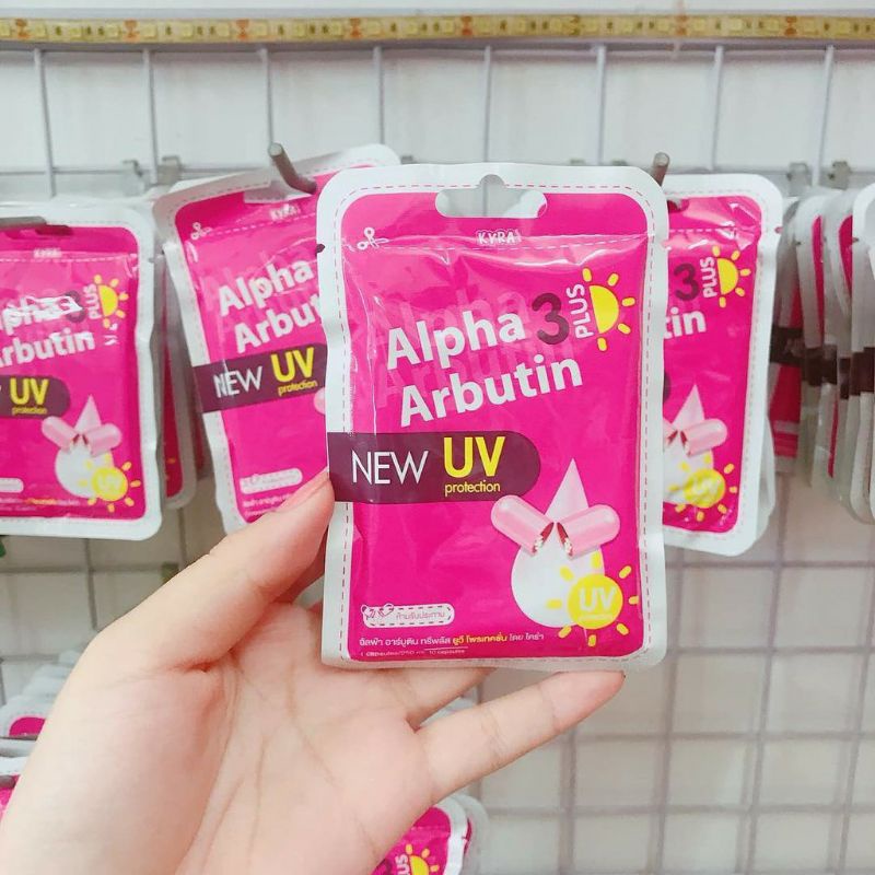 Viên Kích Trắng Alpha Arbutin 3Plus+ /3Plus+ UV New (vỉ s10 viên)