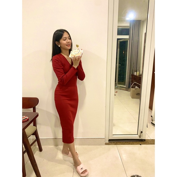 Đầm ôm body Rechic tôn dáng cực kì