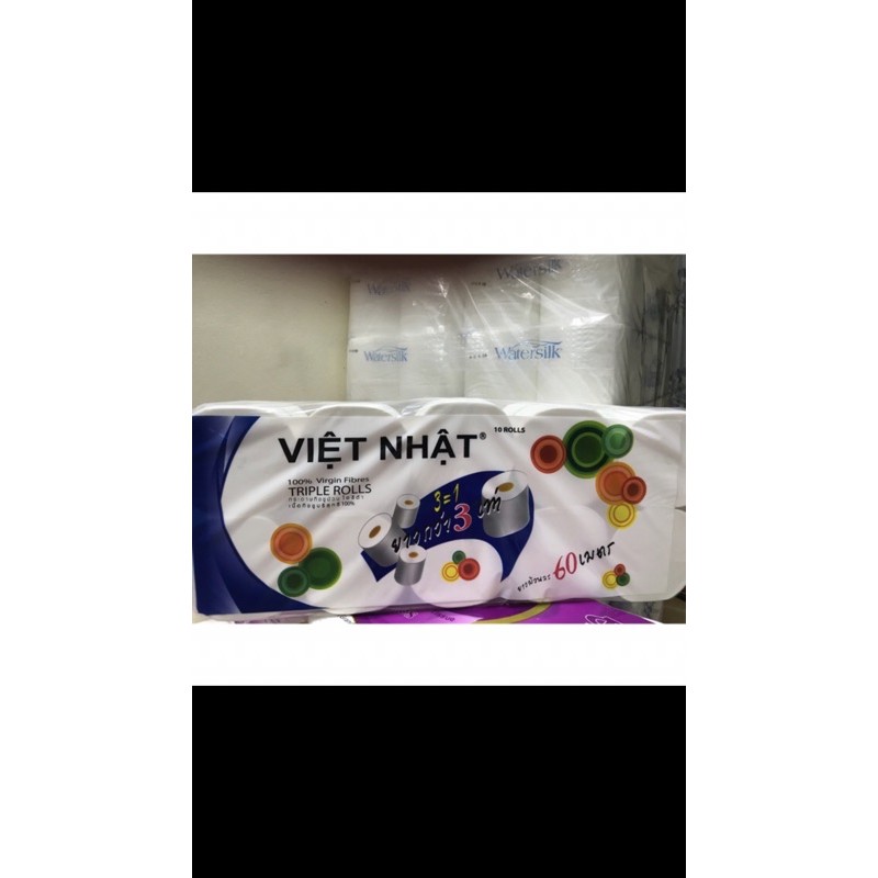 Giấy việt nhật bịch 10 cuộn ko lõi