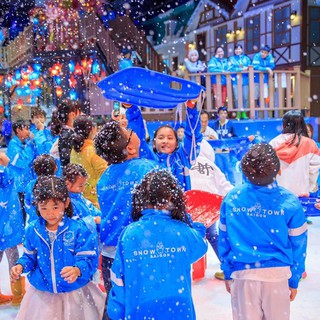 03 Vé giấy vào Snow Town khu vui chơi thành phố tuyết lớn nhất Sài Gòn