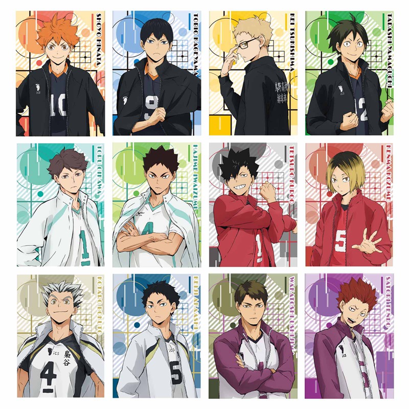 Poster dán tường in hình nhân vật Anime Haikyuu