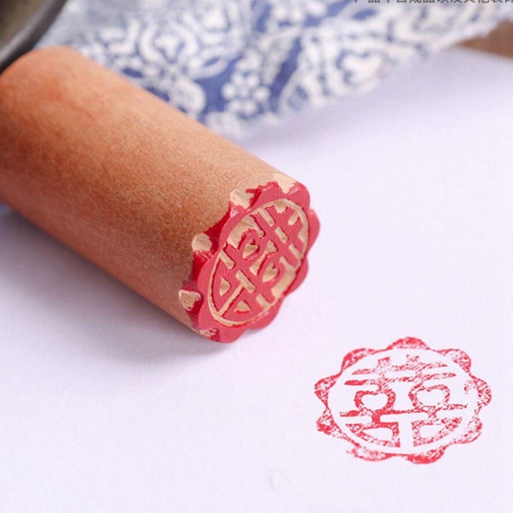 Shanrong Con Dấu Bằng Gỗ Hình Bông Hoa Dùng Làm Bánh Quy Truyền Thống Trung Quốc diy