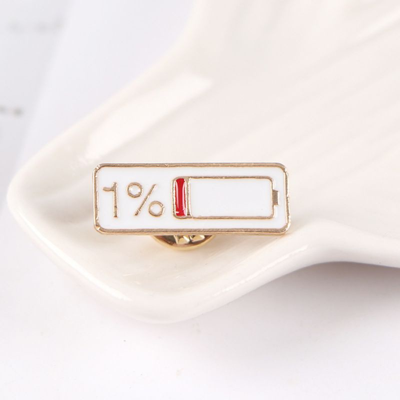 Set 2 Huy Hiệu Cài Áo Họa Tiết Hoạt Hình 1% 99% Dễ Phối Đồ