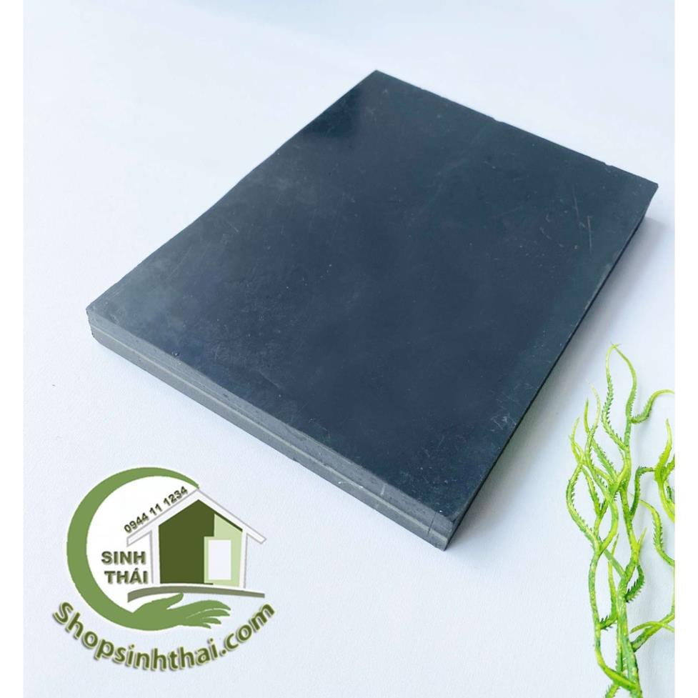 Tấm thớt nhựa màu đen dùng để đục lỗ, đóng khoen nút giày da, túi xách, đồ thủ công